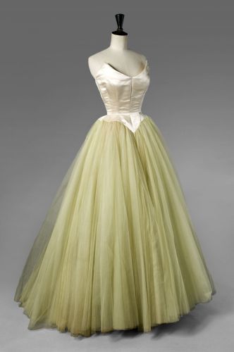 Yellow Green vintage fashion elegant tube top long tulle prom dress evening gown graduation party dress gh3363