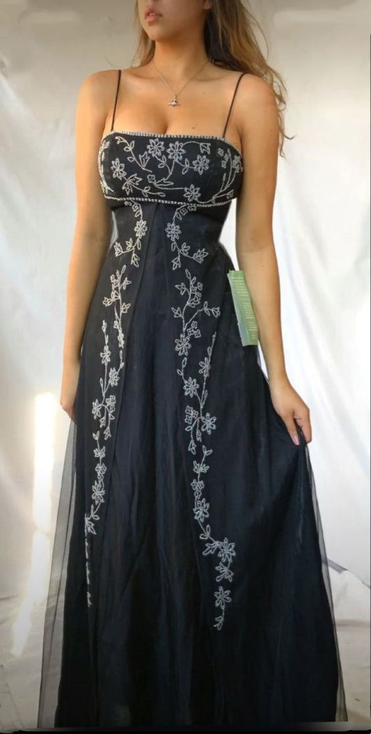 amakanas-Formal Dress, Vintage Floral Dress gh6114