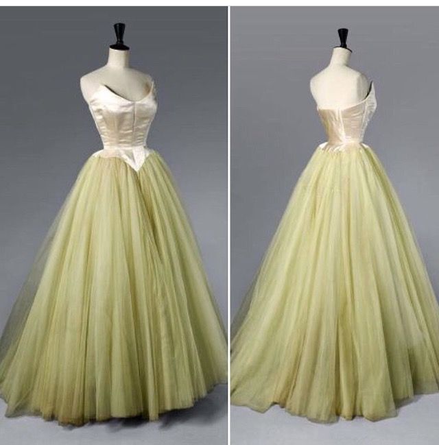 Yellow Green vintage fashion elegant tube top long tulle prom dress evening gown graduation party dress gh3363