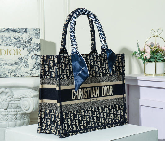 Dior Book Tote Blue