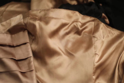 Tea Color Fashion Floral Short Front and Back Length Short Satin Homecoming Dress Fashion Birthday Party Dress Evening Dress gh4816