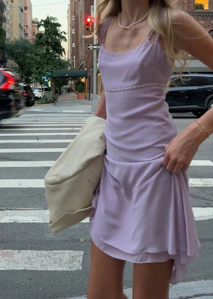 amakanas-Pink elegant ruffled new short chiffon homecoming dress gh5257