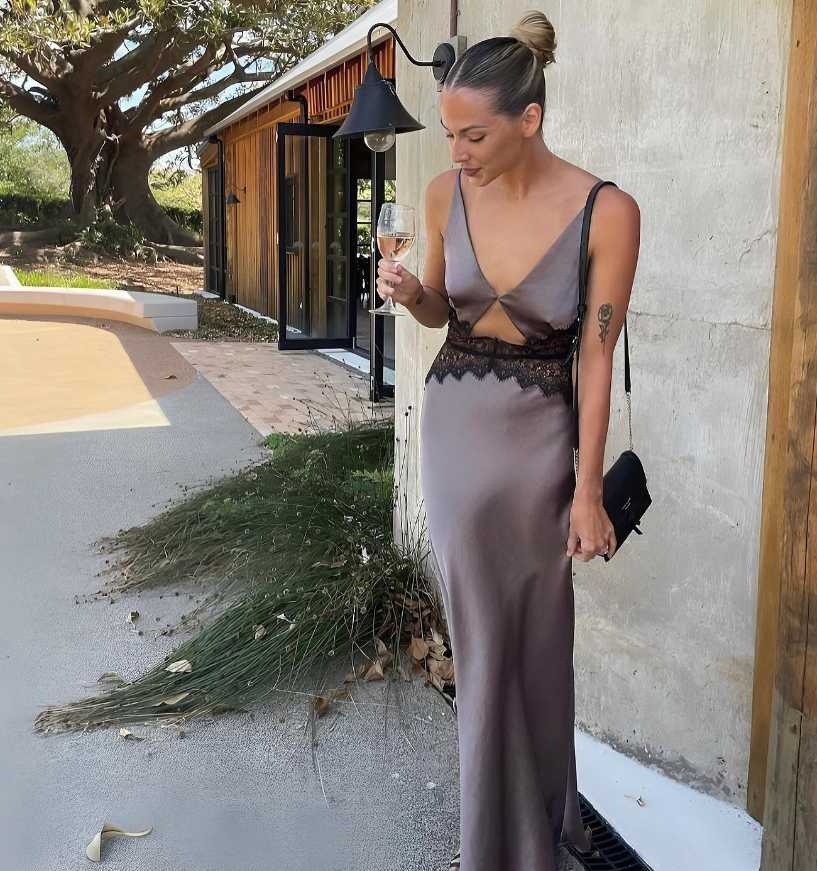 Sexy  Cut Out Lace Prom Dress Evening Dress Vacation Party Dress SH992