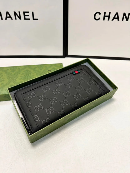 Gucci Trendy Classic Black Wallet - 20x10cm