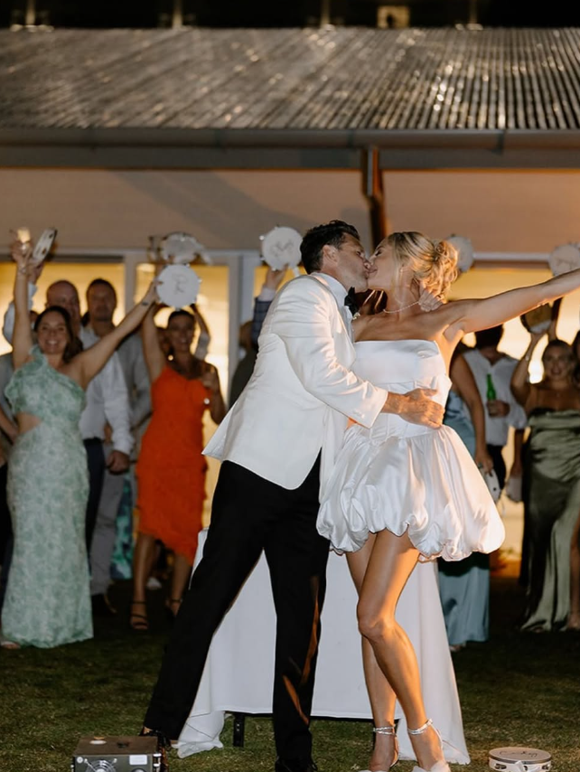 Simple A Line Strapless Corset White Satin Short Homecoming Dress Birthday Dress SH2164