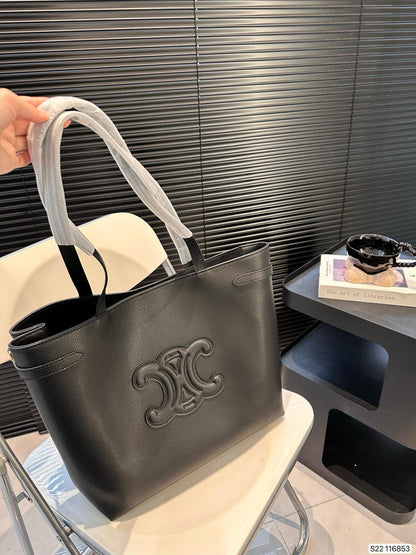 Celine Fashion Classic Tote Bag Black 33x30cm