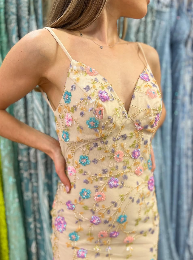 Yellow Mermaid Long Prom Dress SH933