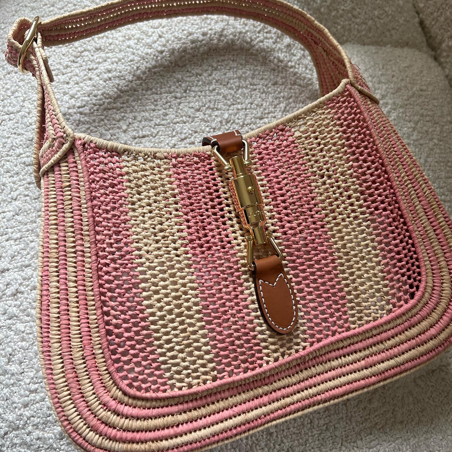 Gucci Jackie Raffia bag