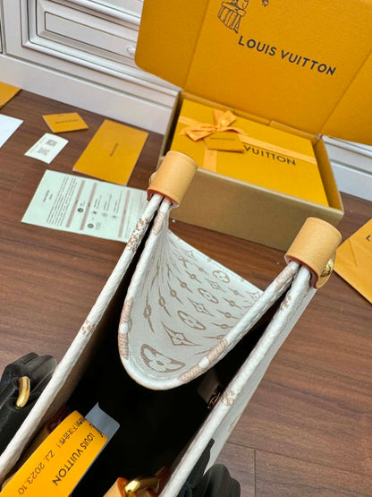 Louis Vuitton Onthego MM Tote Bag Monogram Dune Cruise 35 x 27 x 14 cm