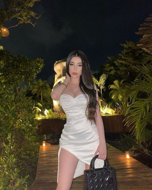 Sexy White Homecoming Dress Party Dress  SH1352