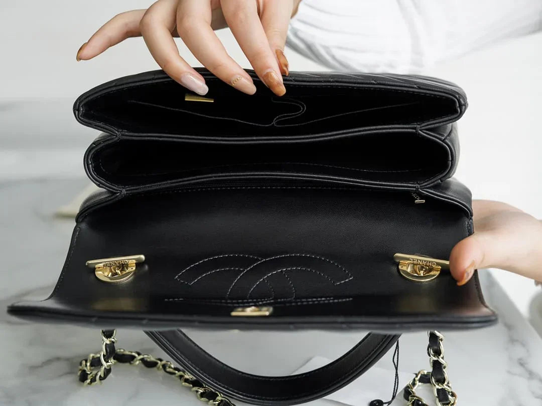 CHANEL Trendy CC25 Pre-Owned medium Chevron Trendy handbag  25cm