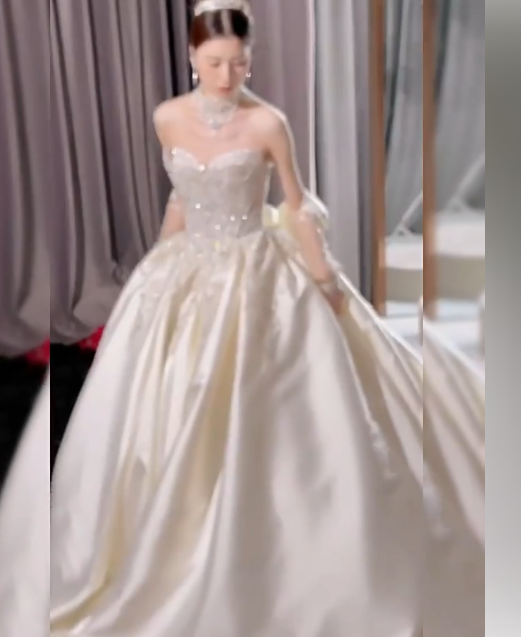 Romantic Wedding Gown Bridal Dress Ball Gown Strapless Wedding Dress White Lace Appliques Wedding Dresses Modest Wedding Gowns DH2040