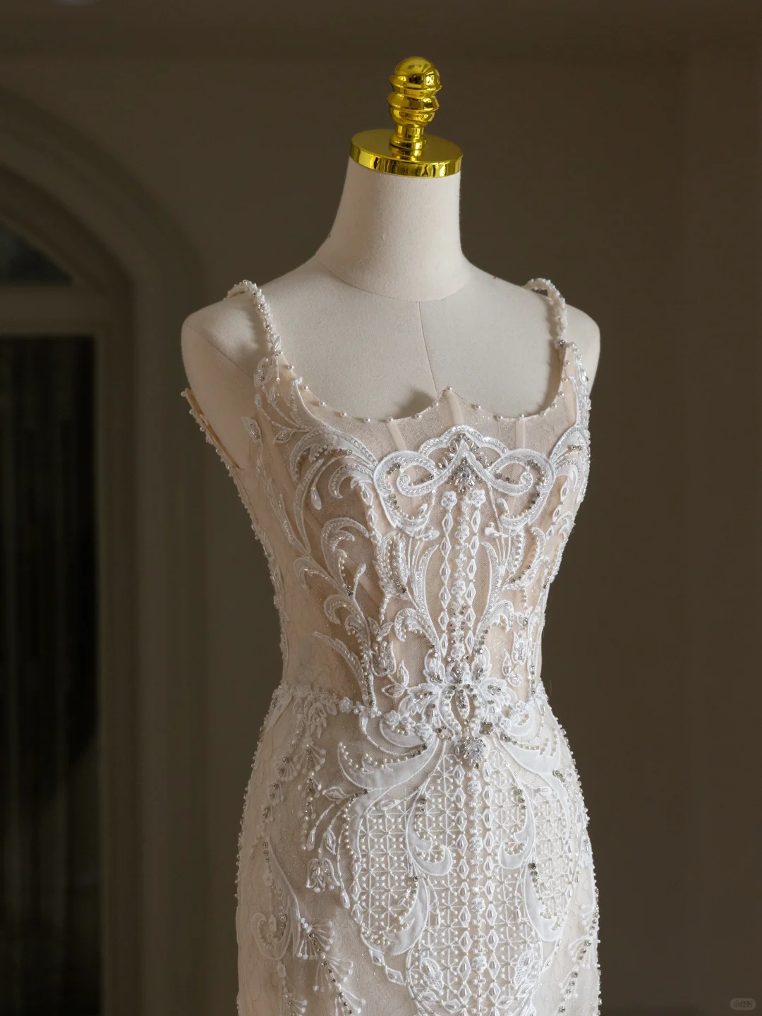 Classic Wedding Gown Bridal Dress Mermaid Square Neck Lace Tulle Wedding Dress Long Wedding Dresses Modest Wedding Gowns DH2072