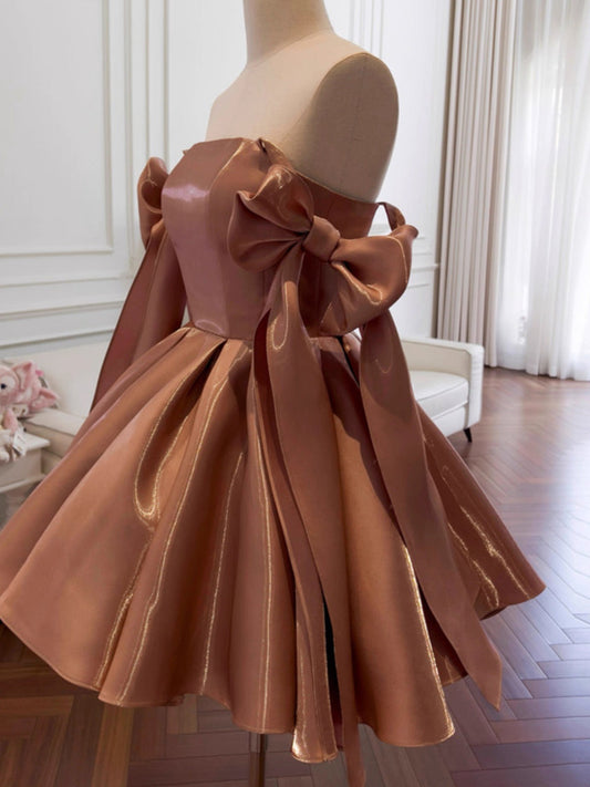 Simple A line Straps Mini Short Formal Cocktail Dress Homecoming Dresses Summer Middle School Hoco Dress Homecoming Outfits 19th Birthday Outfit DH2186