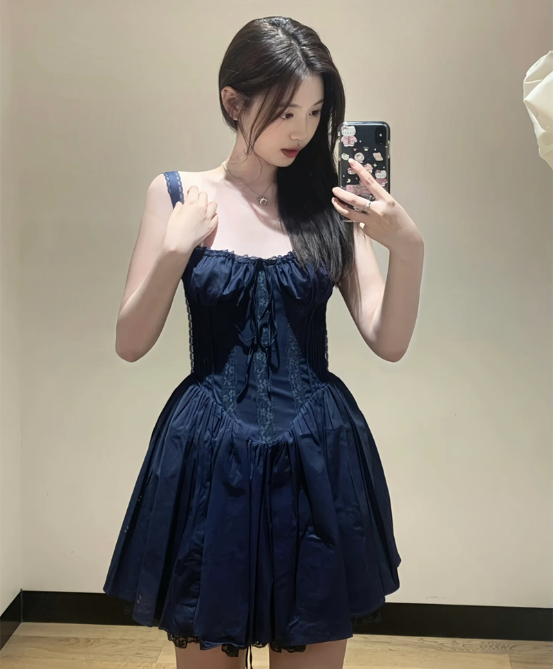 Cute A line Square Neck Red Lace Homecoming Dress Summer Hoco Dresses Short Night Cocktail Dress DH2545