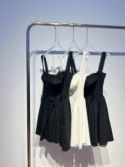 Cute A line Square Neck White Lace Homecoming Dress Summer Hoco Dresses Short Night Cocktail Dress DH2553