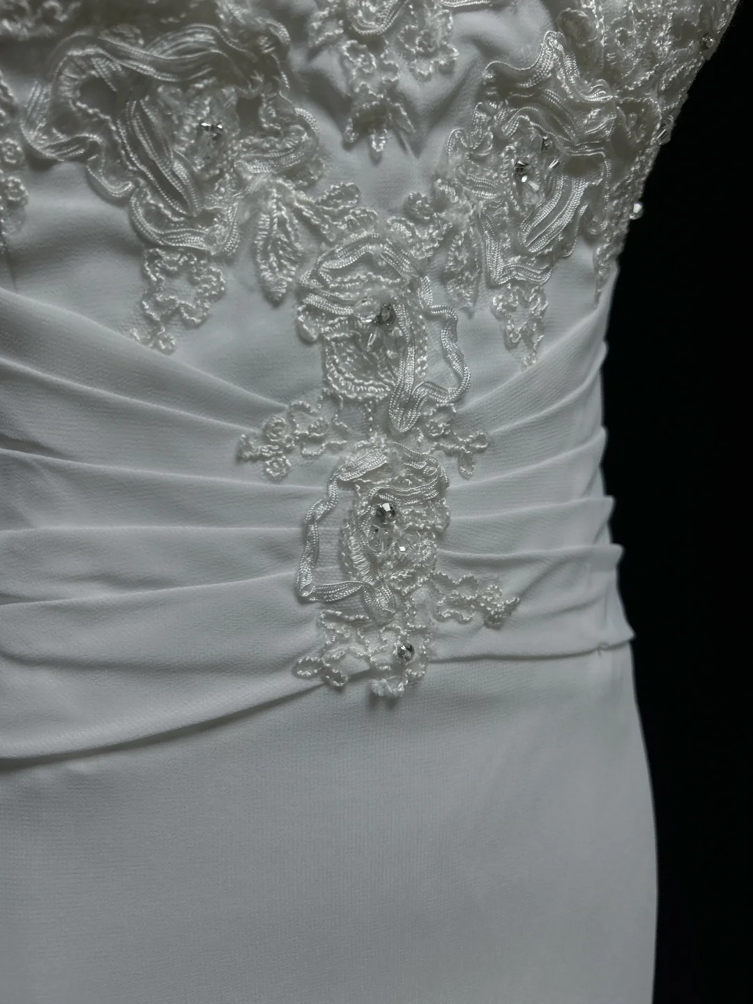 Vintage Bridal Dress Mermaid Sweetheart Backless Chiffon White Lace Long Wedding Dress Retro Wedding Dresses Modest Wedding Gowns DH2671