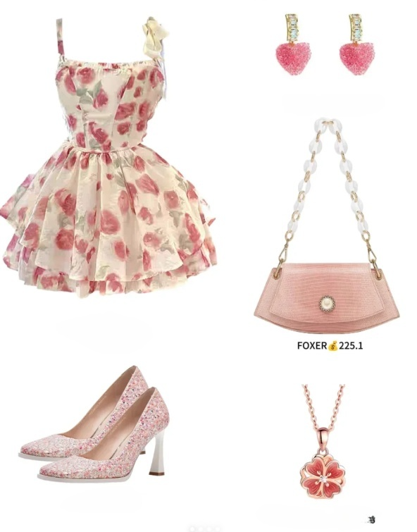 Sweet Spaghetti Strap A-Line Floral Chiffon Short Birthday Dresses Sleeveless Homecoming Dresses DP3074