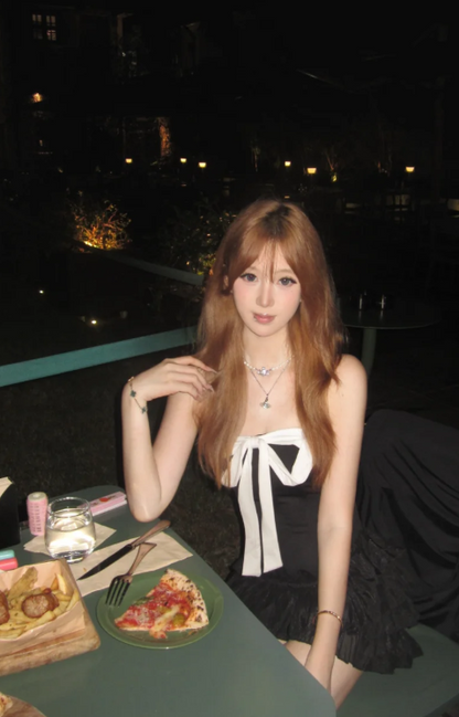 Sexy Strapless Sheath Ruffle Birthday Dresses Black Homecoming Dresses DP3176