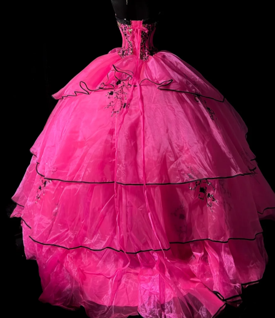 Gorgeous Sweetheart Neck Ball Gowns Pink Tulle Long Quinceanera Dress Formal Gowns Vestido De 15 Anos Sweet 16 Dress DP3242