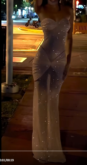 Sparkly Champagne Sweetheart Sheath Chiffon Birthday Party Dress Elegant Formal Dress Graduation Prom Dresses ED03614