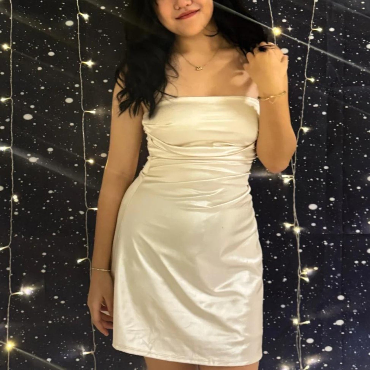 Modest Strapless Sheath Short Homecoming Dress Fashion Party Dress Satin 18th Birthday Outfit ED03654