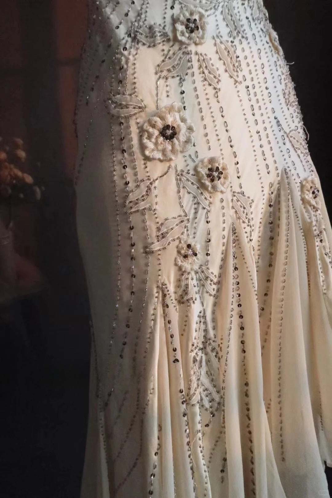 Vintage Spaghetti Strap Sheath Formal Dress Satin Beaded Birthday Dress Elegant Short Homecoming Dress ED03764