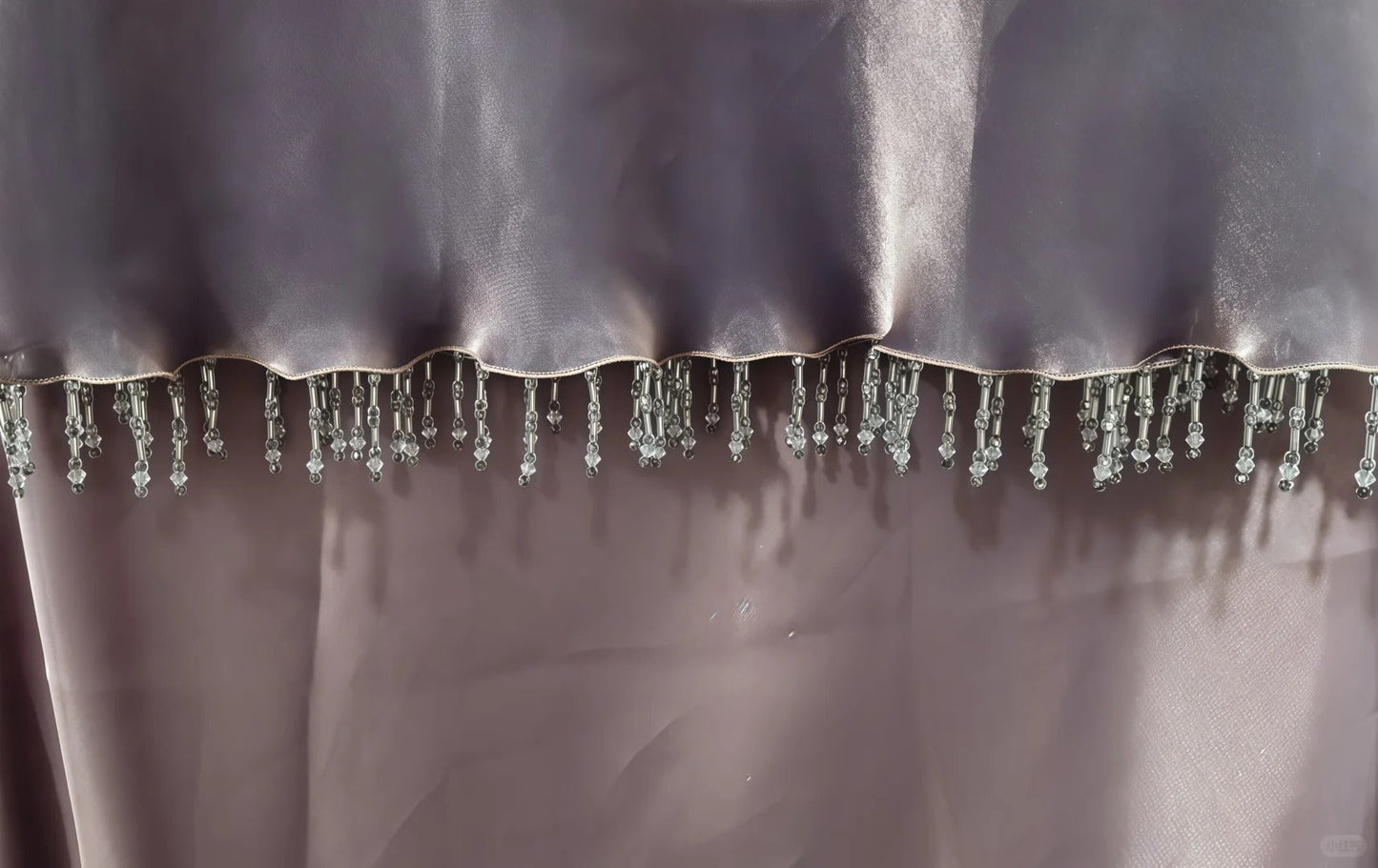 Stunning Spaghetti Strap Sheath Gray Purple Long Prom Dress Elegant Satin Evening Dress ED03766