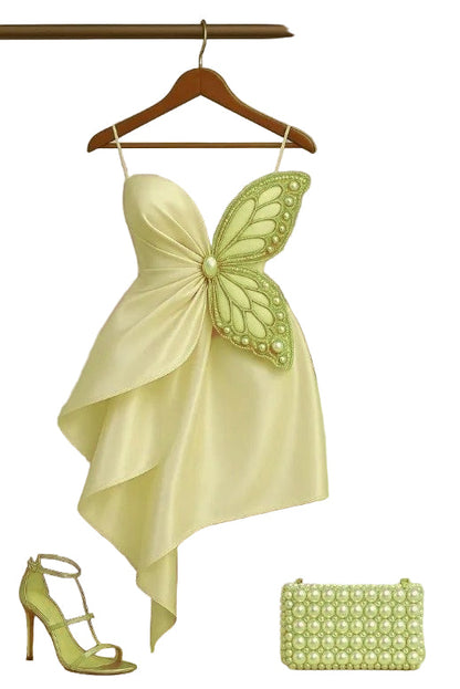 Modest Pink Sheath Formal Dress Spaghetti Strap Party Dress Birthday Dress Satin Short Homecoming Dresses ED03880