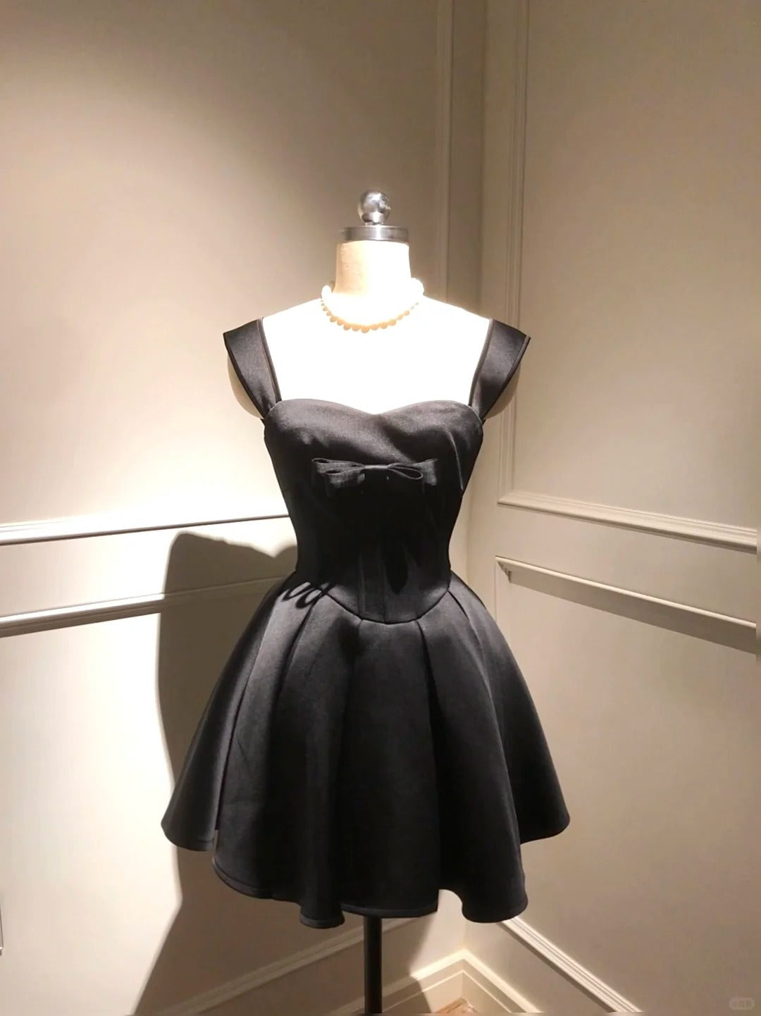 Stunning Straps A-Line Short Hoco Dresses Satin Birthday Dress Cute Party Formal Dress  ED03906