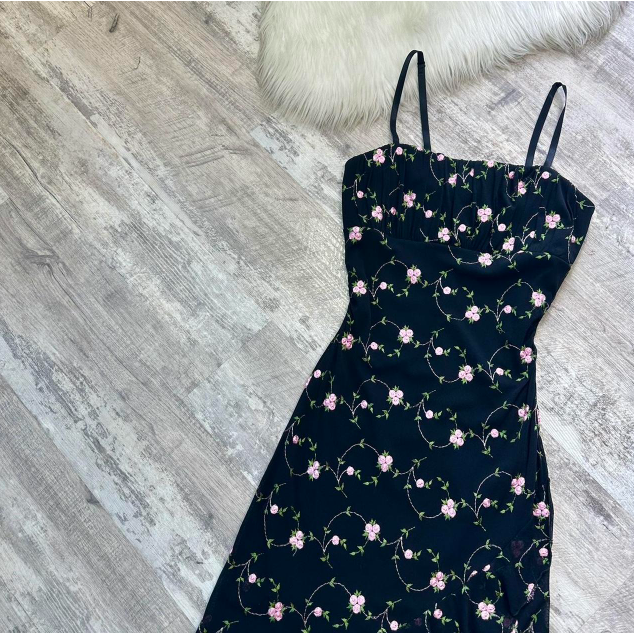 Cute Spaghetti Strap Sheath Beaded Chiffon Short Prom Dresses, Vintage Black Homecoming Dresses ED04190