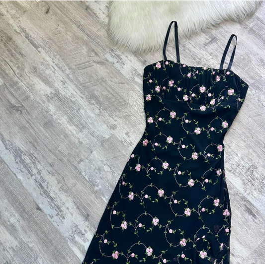 Cute Spaghetti Strap Sheath Beaded Chiffon Short Prom Dresses, Vintage Black Homecoming Dresses ED04190