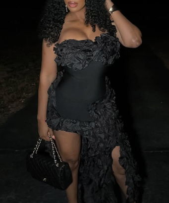 Sexy Strapless Bodycon Short Prom Dresses, Black Homecoming Dresses ED04347