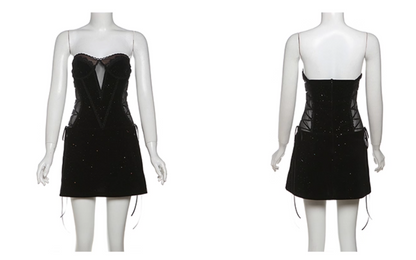 Black Tight Homecoming Dresses  Short Sexy New Year's Eve Dresses ED04441