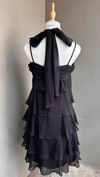 Elegant Spaghetti Strap Short Sheath Birthday Dresses, Black Homecoming Dresses EP04043