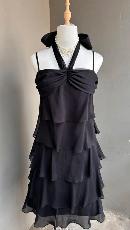 Elegant Spaghetti Strap Short Sheath Birthday Dresses, Black Homecoming Dresses EP04043