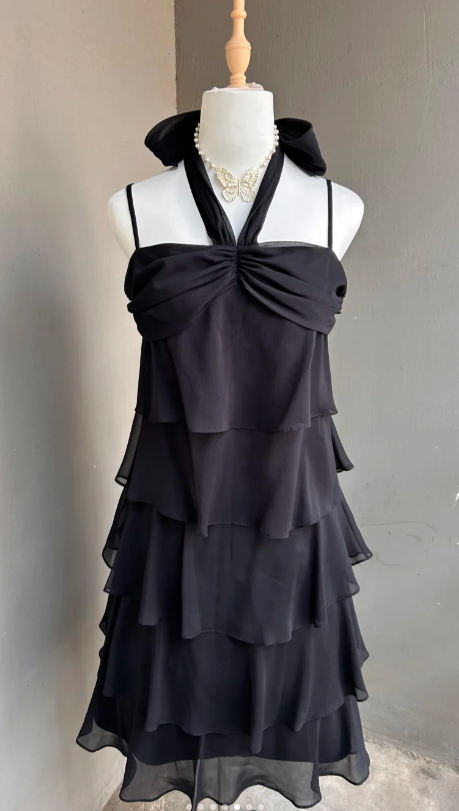 Elegant Spaghetti Strap Short Sheath Birthday Dresses, Black Homecoming Dresses EP04043