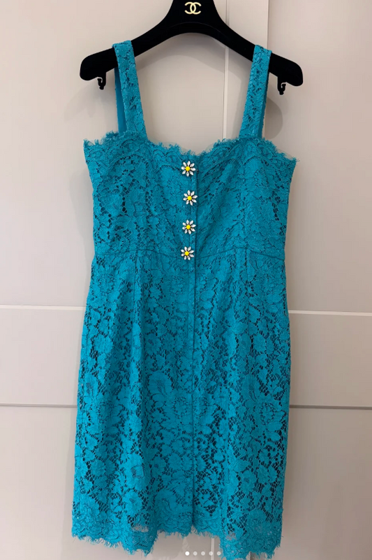 Fairy Blue Homecoming Dresses Straps Sheath Short Prom Dresses Lace Birthday Dresses EP04804