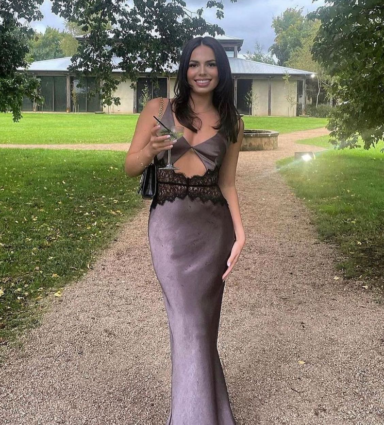 Sexy  Cut Out Lace Prom Dress Evening Dress Vacation Party Dress SH992