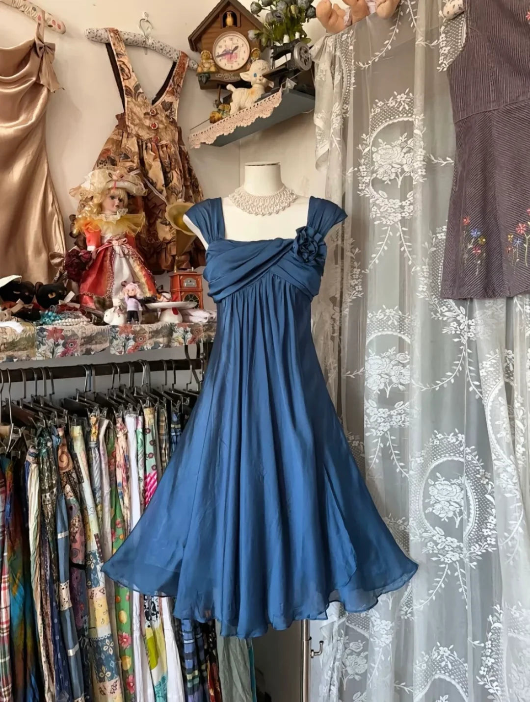 Elegant A Line Square Chiffon Short Prom Dress,Homecoming Dress,Evening Dress GG1881