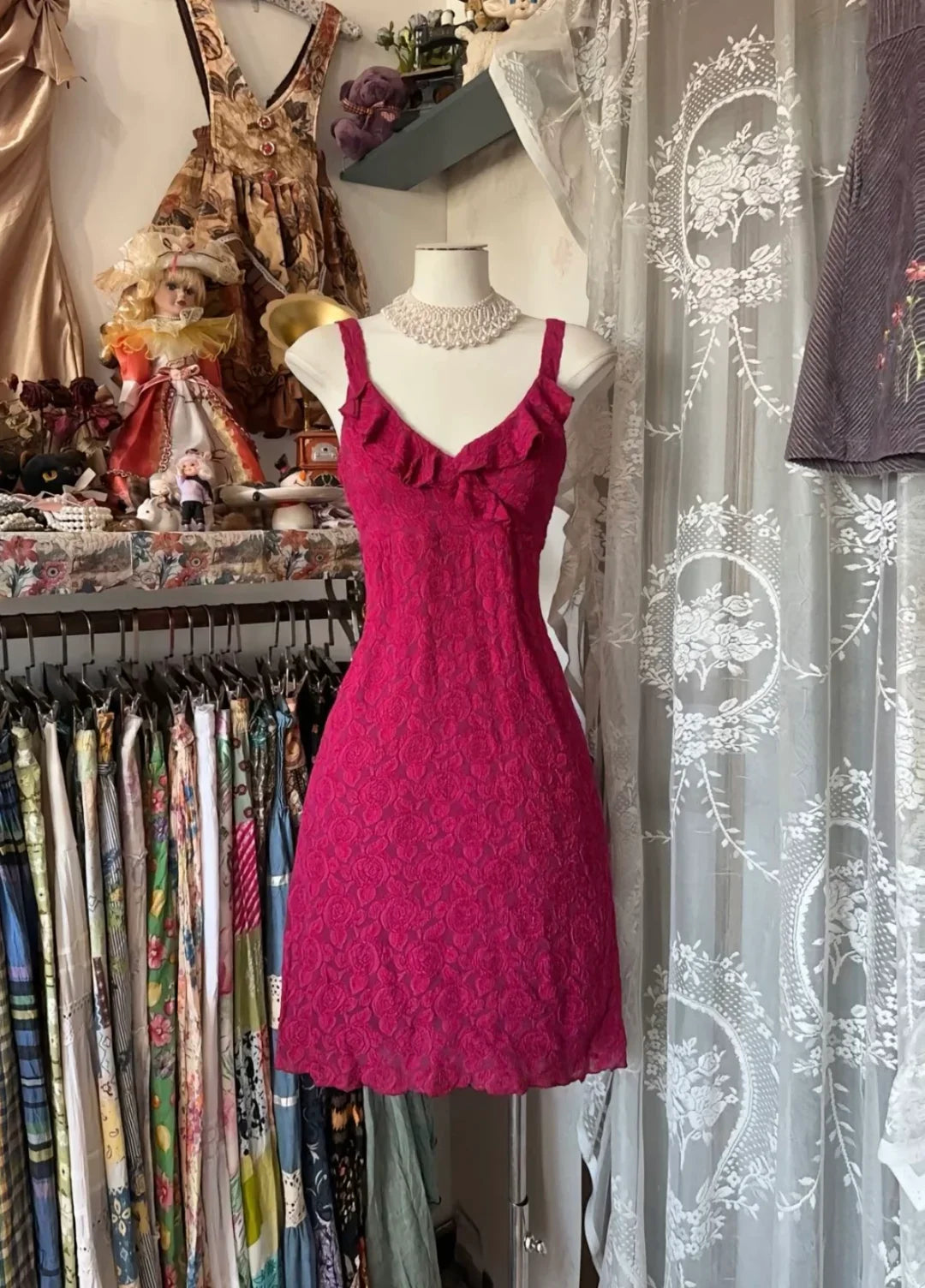 Charming A Line V Neck Satin Printing Short Prom Dress,Homecoming Dress,Evening Dress GG1885