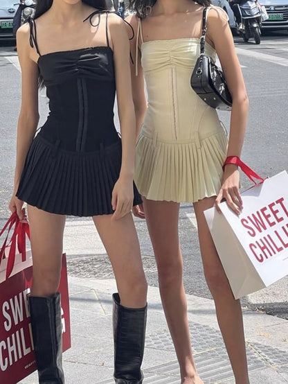 Sexy A Line Spaghetti Straps Polyester Short Prom Dress,Homecoming Dress,Evening Dress GG1994