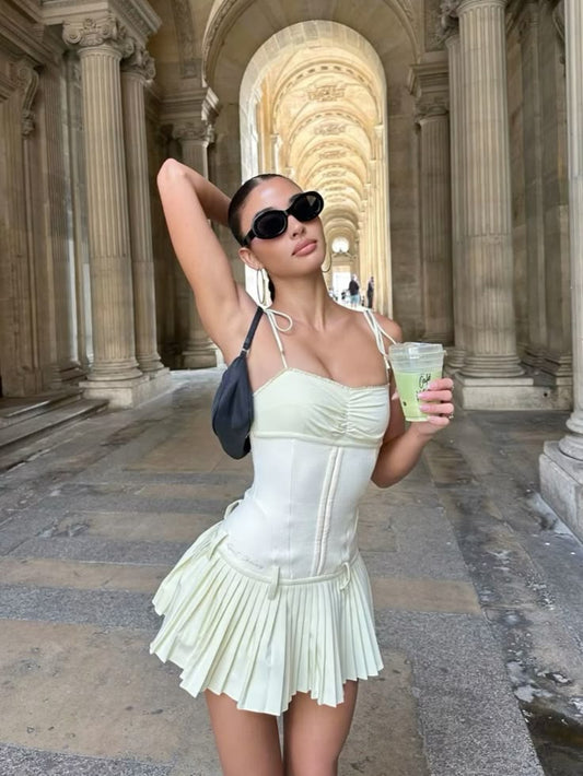 Sexy A Line Spaghetti Straps Polyester Short Prom Dress,Homecoming Dress,Evening Dress GG1994