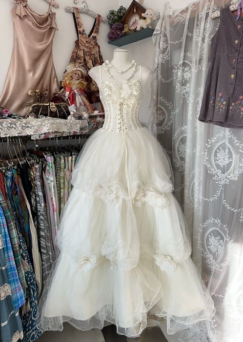 Senior A Line Spaghetti Straps Tulle Tiered Long Prom Dress,Wedding Dress,Evening Dress GG2313