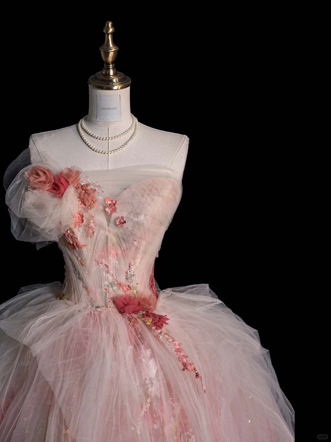 Stunning Ball Gown Strapless Tulle Appplique Long Prom Dress, Wedding Dress, Evening Dress GG2883