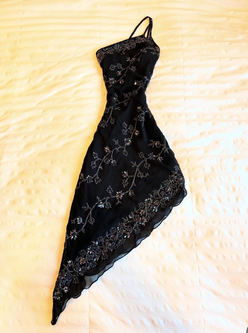 Pretty A Line One Shoulder Black Chiffon Sequin Applique Short Prom Dress,Homecoming Dress,20th Birthday Dress GG3647