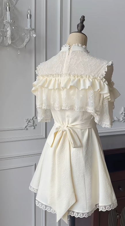 Sweet 16th A Line Satin Lace Short Homecoming Dress,Summer Birthday Dress GG3723