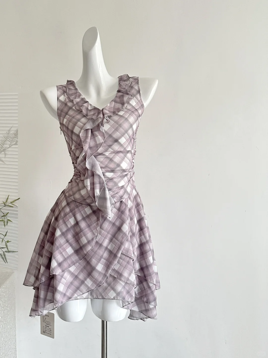 Unique A Line V Neck Chiffon Ruffles Short Homecoming Dress,Summer 18th Birthday Dress GG3800