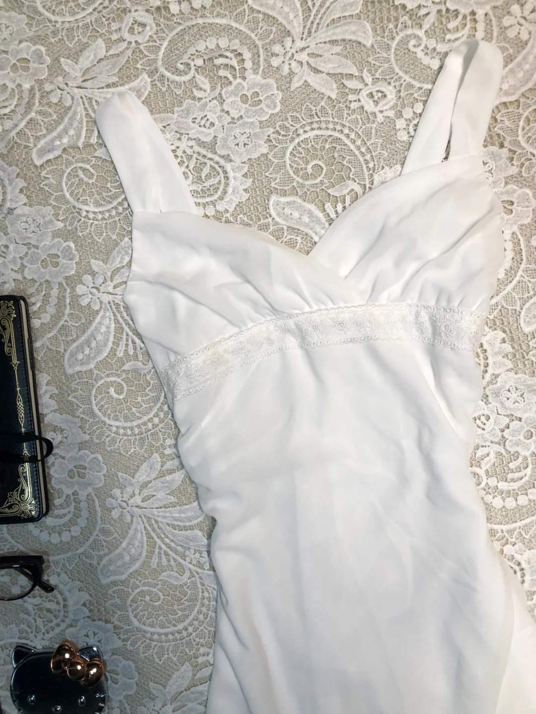 Elegant A Line Spaghetti Straps White Chiffon Short Homecoming Dress,Summer 17th Birthday Dress GG4074