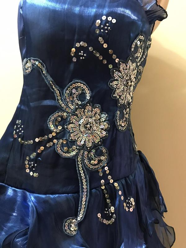 Black Chiffon Beaded Mini Satin Short Prom Dress Homecoming Dress  SH1022